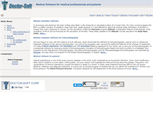 Tablet Screenshot of doctor-soft.com
